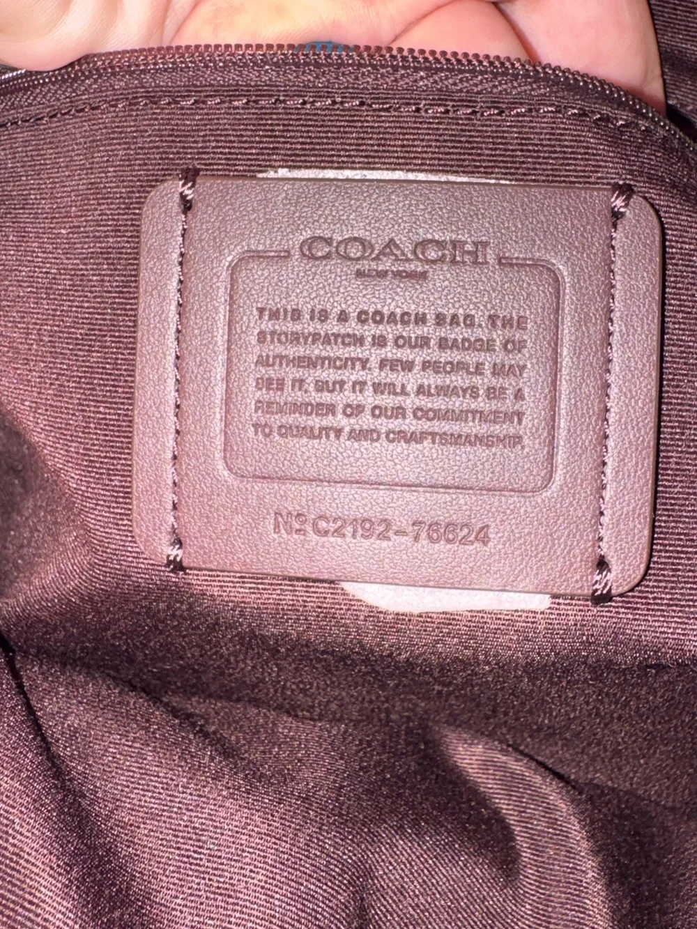 Coach Pink Saffiano Leather Mini Backpack with Gold Hardware. NWOT